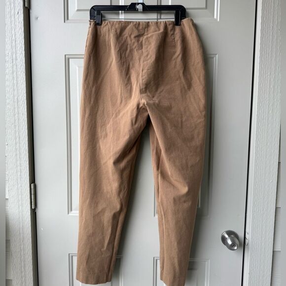 Lauren Ralph Lauren Pants Womens Size 12 Tan Stretchy Slim Ankle Side Zip Preppy - Picture 6 of 7